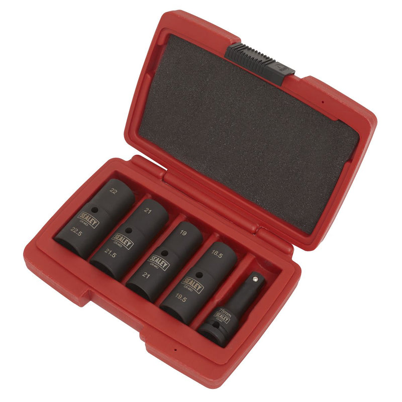 Sealey Double Ended Impact Socket Set 1/2"Sq Drive 5pc SX1820