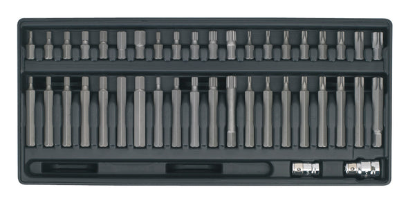 Sealey TBT10 Tool Tray with TRX-Star/Hex/Spline Bit Set 42pc