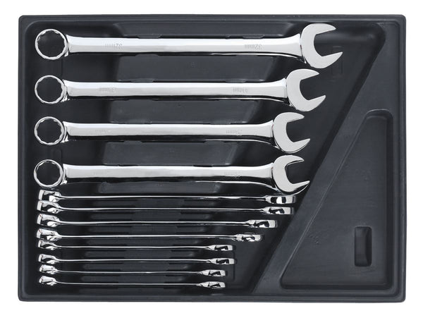 Sealey Tool Tray with Combination Spanner Set 12pc - Metric TBT37