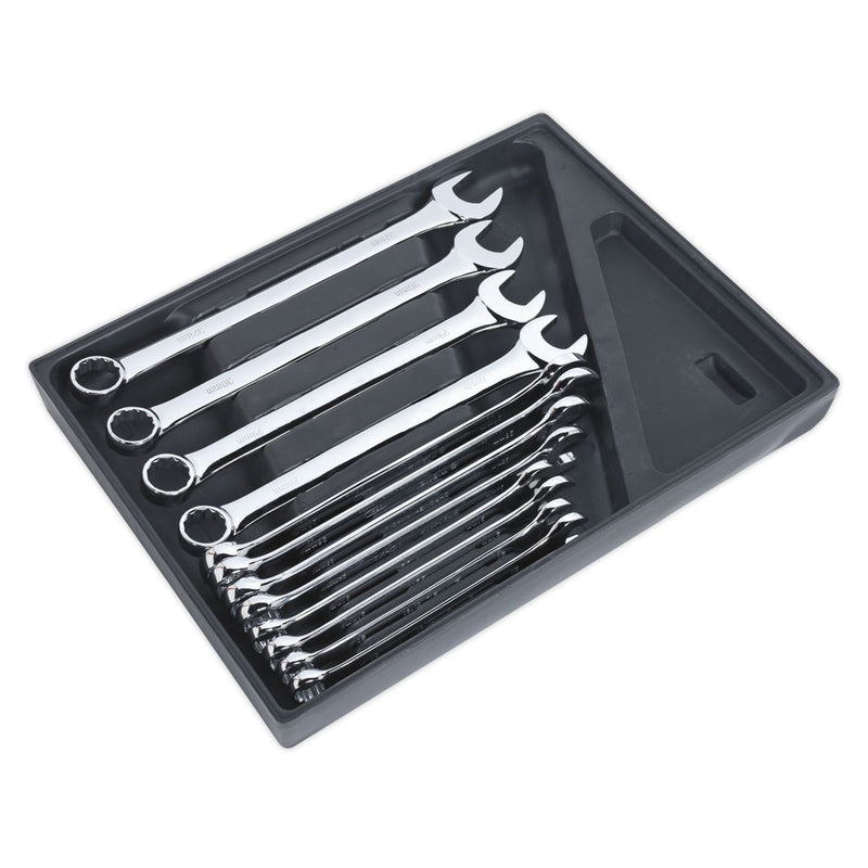 Sealey Tool Tray with Combination Spanner Set 12pc - Metric TBT37