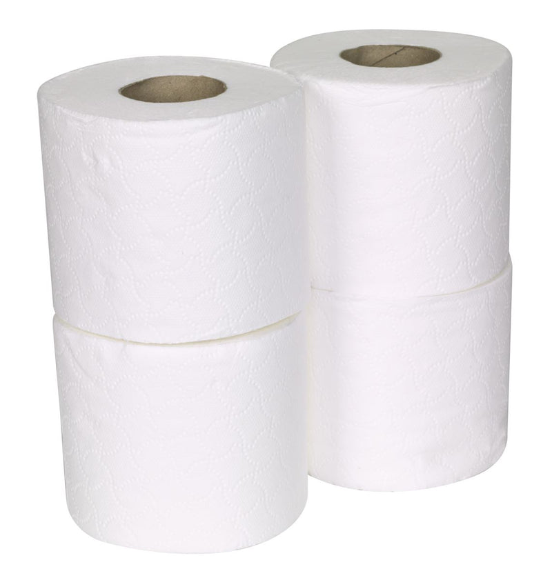 Sealey Toilet Roll Plain White Pack of 4 x 9 (36 Rolls) TOL36