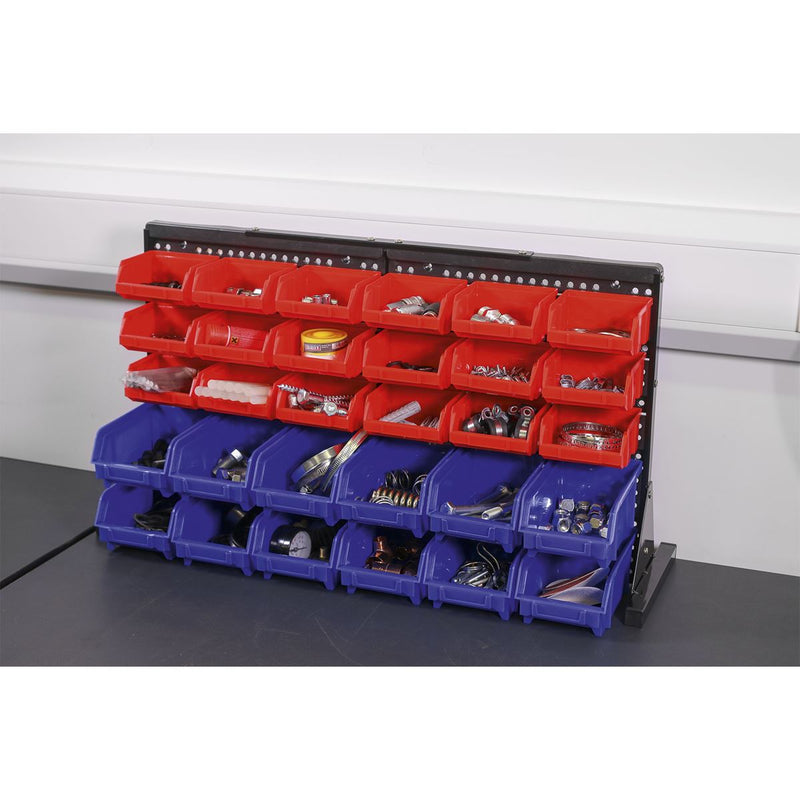 Sealey Bin Storage System Bench Mounting 30 Bins TPS1218 IN STOCK