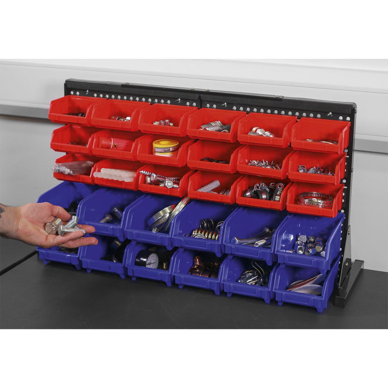 Sealey Bin Storage System Bench Mounting 30 Bins TPS1218 IN STOCK