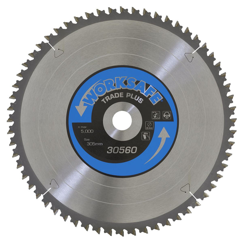 Sealey Trade Plus Circular Saw Blade �305 x 25.4mm - 60tpu TPS30560