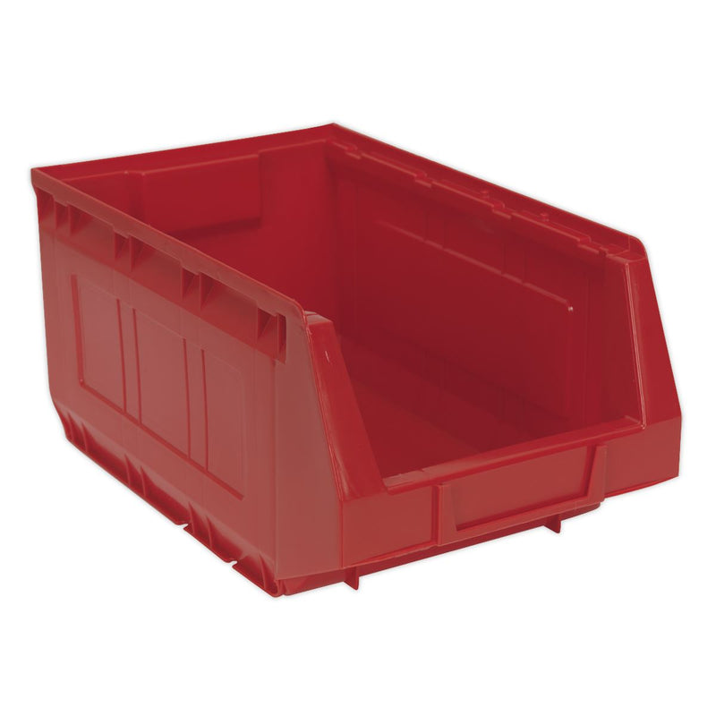 Sealey Plastic Storage Bin 210 x 355 x 165mm, Red - Pack of 12 TPS412R