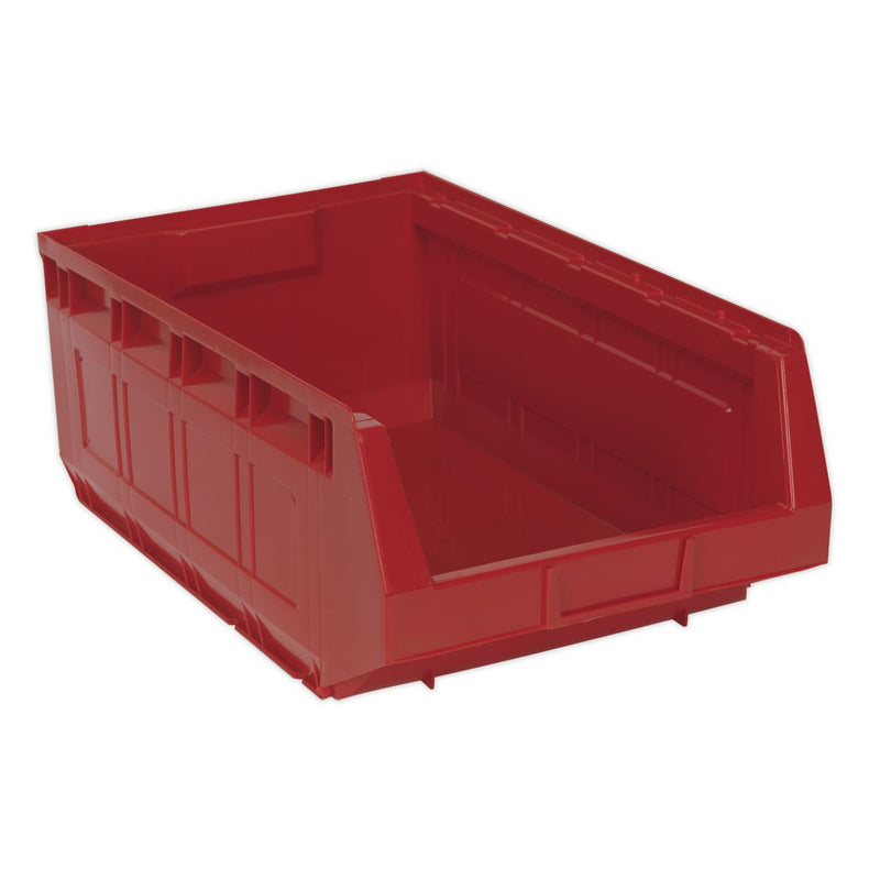 Sealey Plastic Storage Bin 310 x 500 x 190mm, Red - Pack of 6 TPS56R