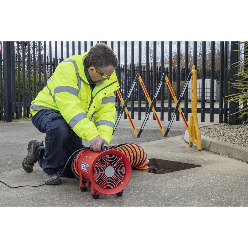 Sealey Portable Ventilator with 5m Ducting 200mm VEN200