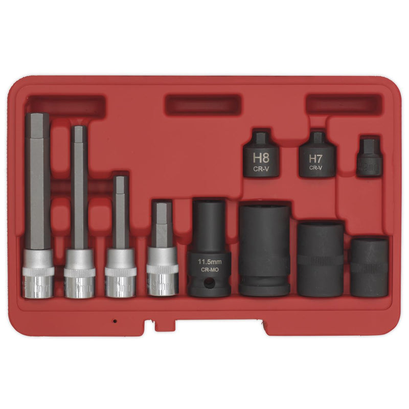 Sealey Brake Caliper Socket Set 11pc VS0465