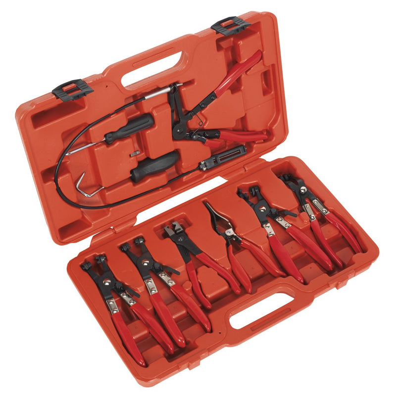 Sealey Hose Clip Removal Tool Set 9pc VS1662