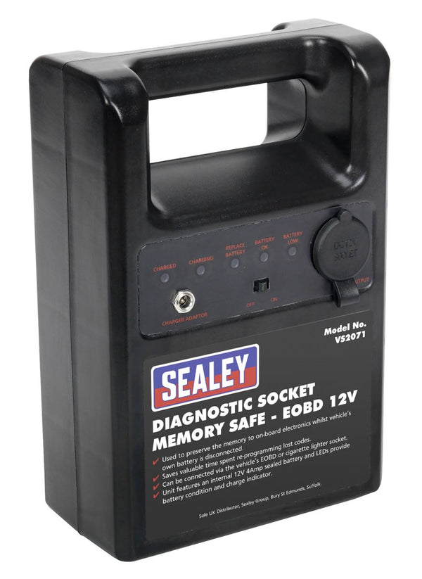 Sealey VS2071 Diagnostic Socket Memory Safe - EOBD 12V