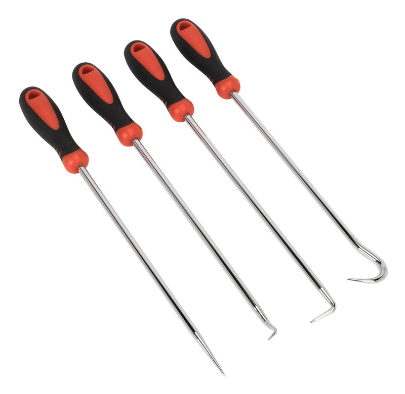 Sealey Extra-Long Pick & Hook Set 4pc VS5210