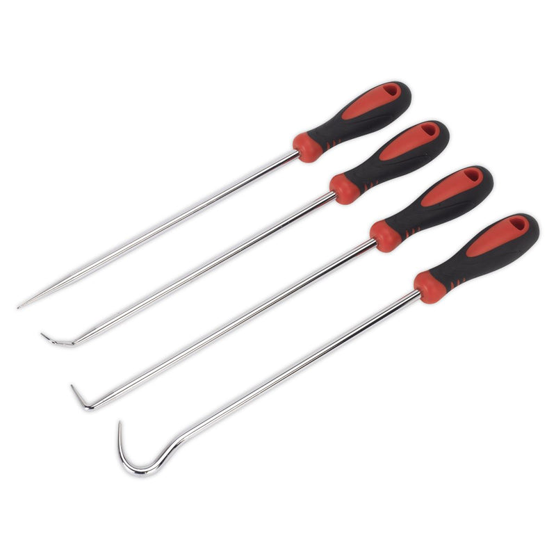 Sealey Extra-Long Pick & Hook Set 4pc VS5210