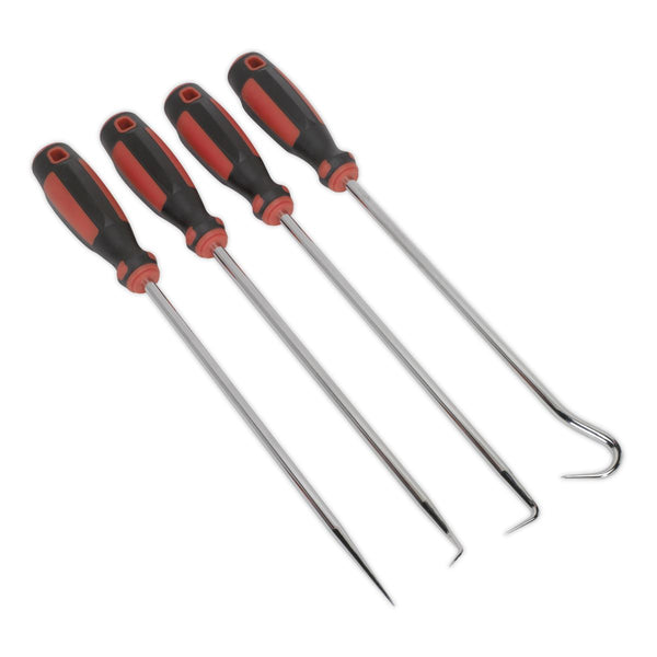 Sealey Extra-Long Pick & Hook Set 4pc VS5210