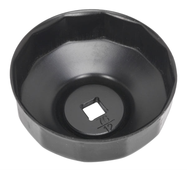 Sealey VS7006.V2-31 Oil Filter Cap Wrench �76mm x 12 Flutes