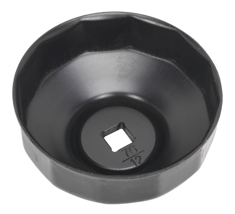 Sealey VS7006.V2-31 Oil Filter Cap Wrench �76mm x 12 Flutes