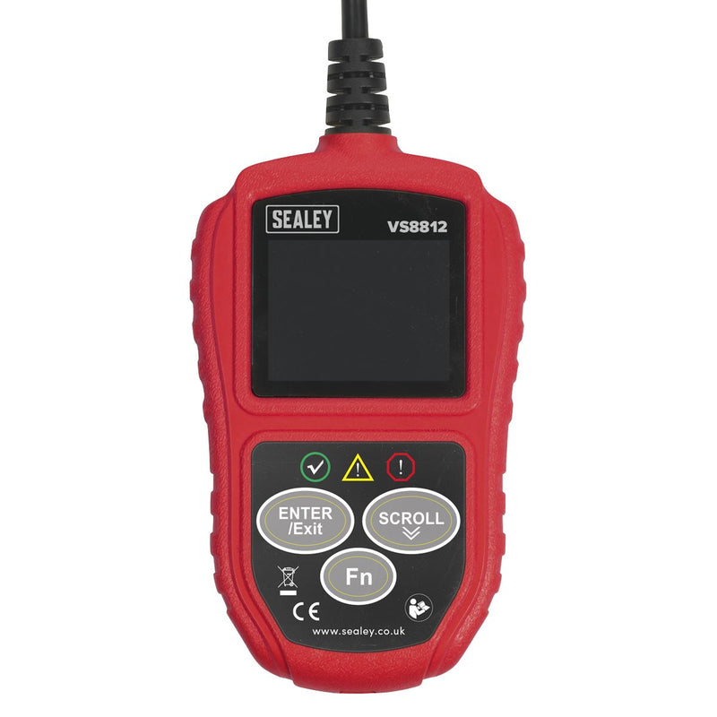 Sealey EOBD Code Reader Live Data VS8812