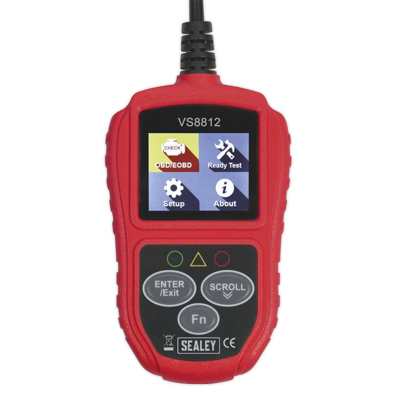 Sealey EOBD Code Reader Live Data VS8812