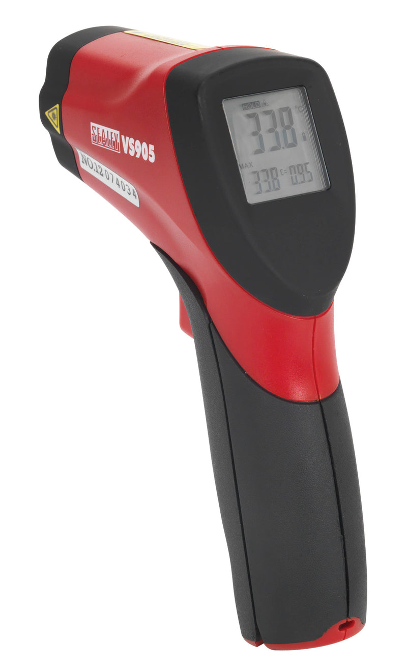 Sealey VS905 Infrared Twin-Spot Laser Digital Thermometer 12:1