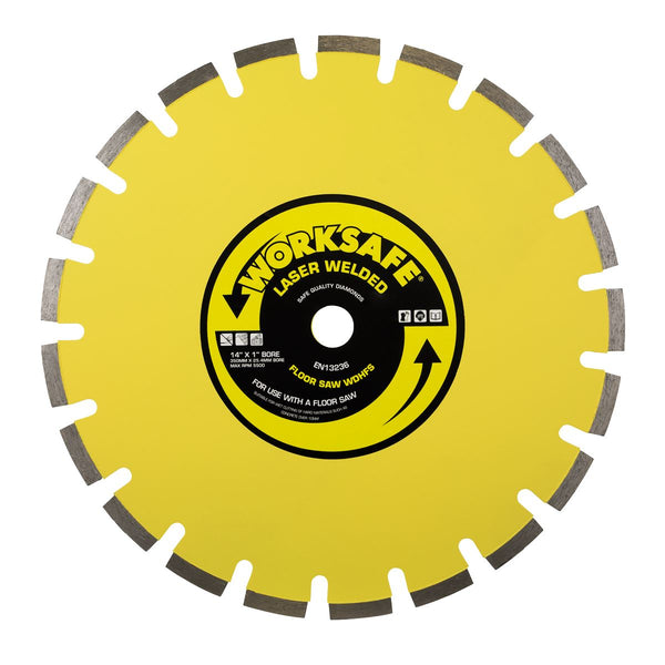 Sealey Worksafe&reg; Diamond Blade Floor Saw (Hard) 350 x 25mm WDHFS350