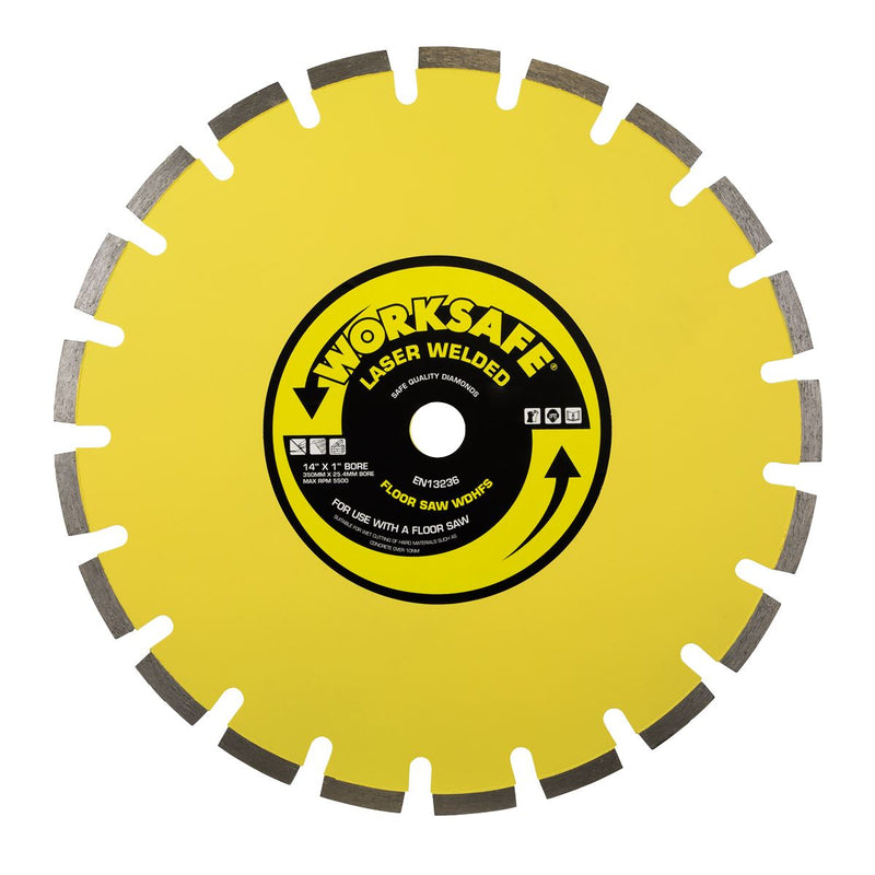 Sealey Worksafe&reg; Diamond Blade Floor Saw (Hard) 350 x 25mm WDHFS350
