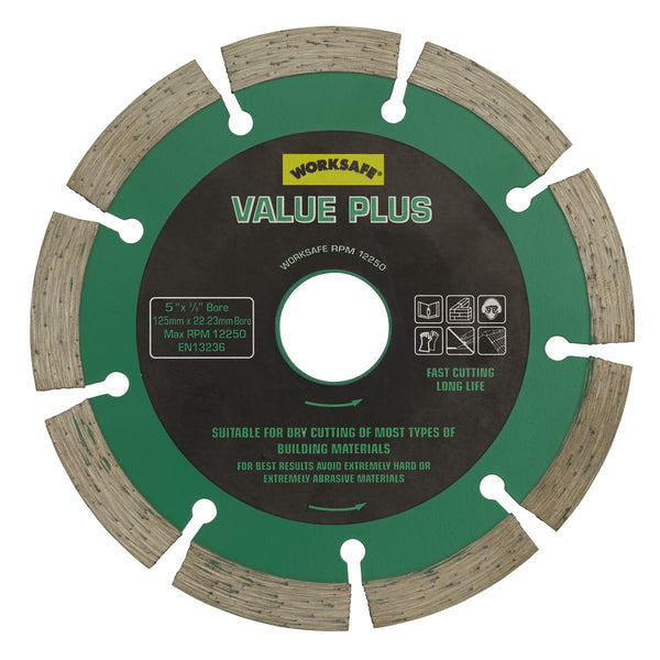 Sealey Value Plus Diamond Blade �125 x 22mm - Mortar Raker WDVP125MR