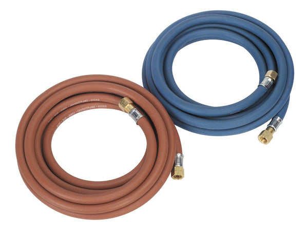 Sealey Oxy Acetylene Welding Hose Set 5m - EN ISO 3821 (EN 559) WH05