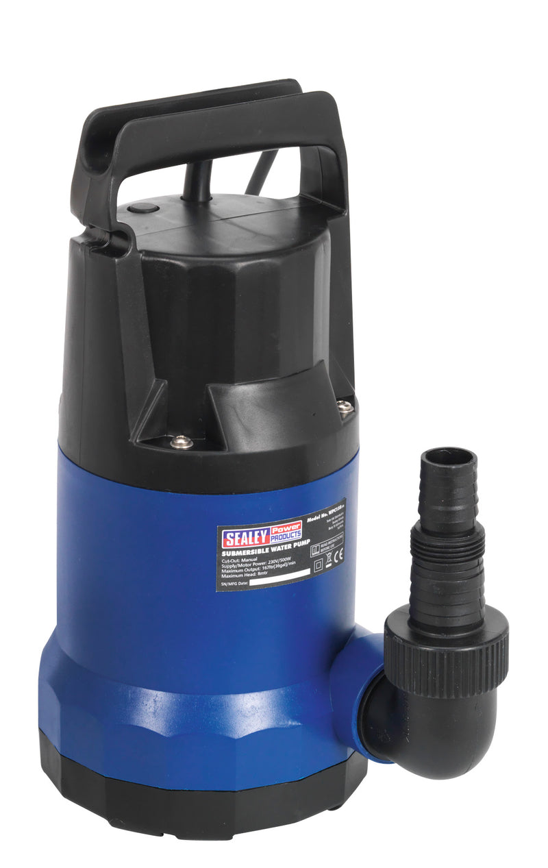 Sealey WPC150 Submersible Water Pump 167L/min 230V