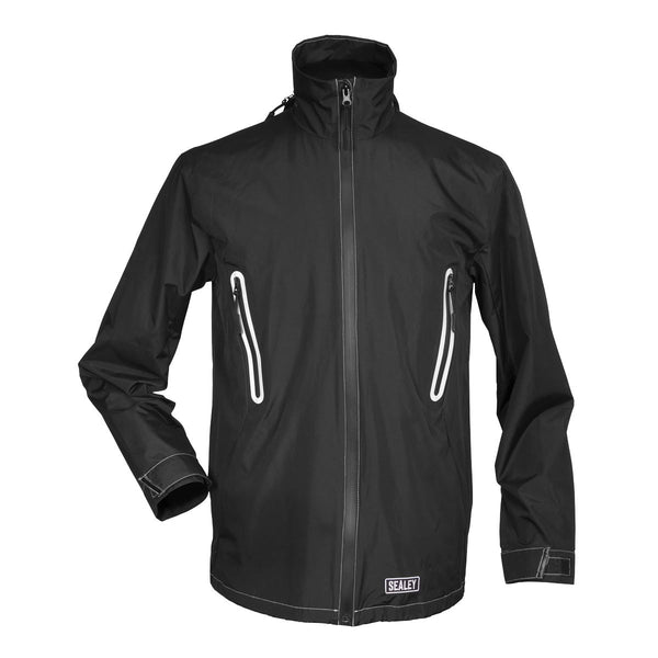 Sealey 5V Heated Thermal Rain Jacket - 48" Chest, Large WPHJ03