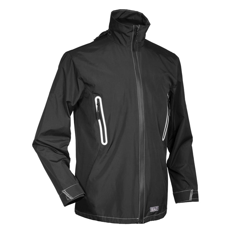 Sealey 5V Heated Thermal Rain Jacket - 48" Chest, Large WPHJ03