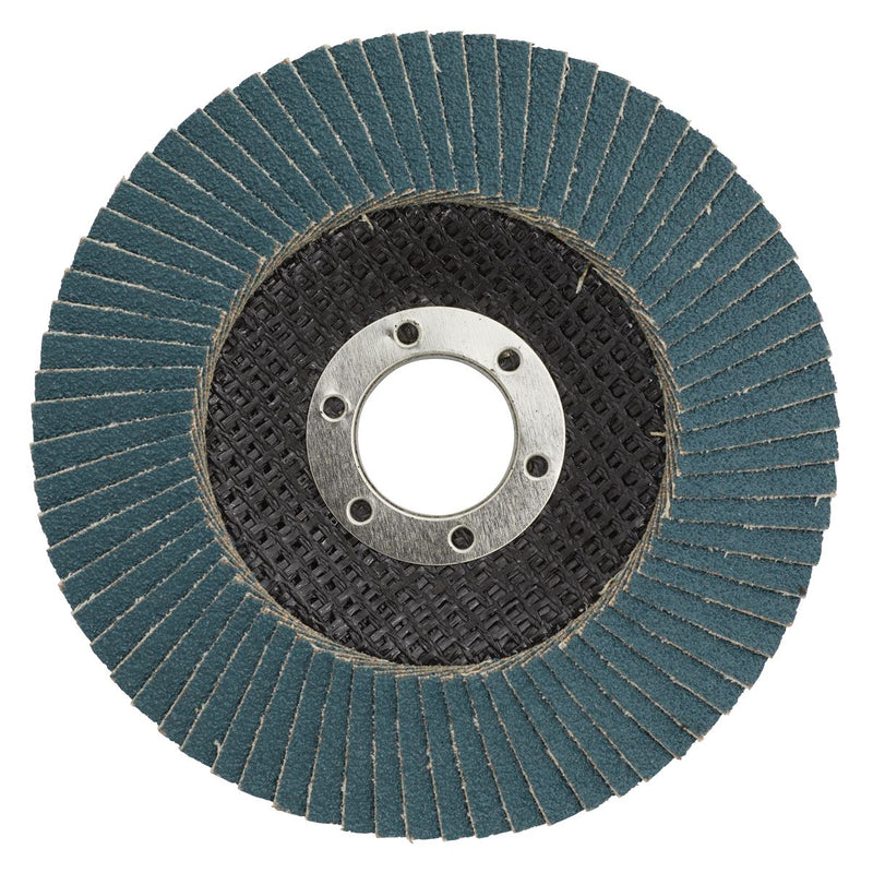 Sealey WZ4580 Zirconium Flap Disc �115mm 80Grit - Pack of 10