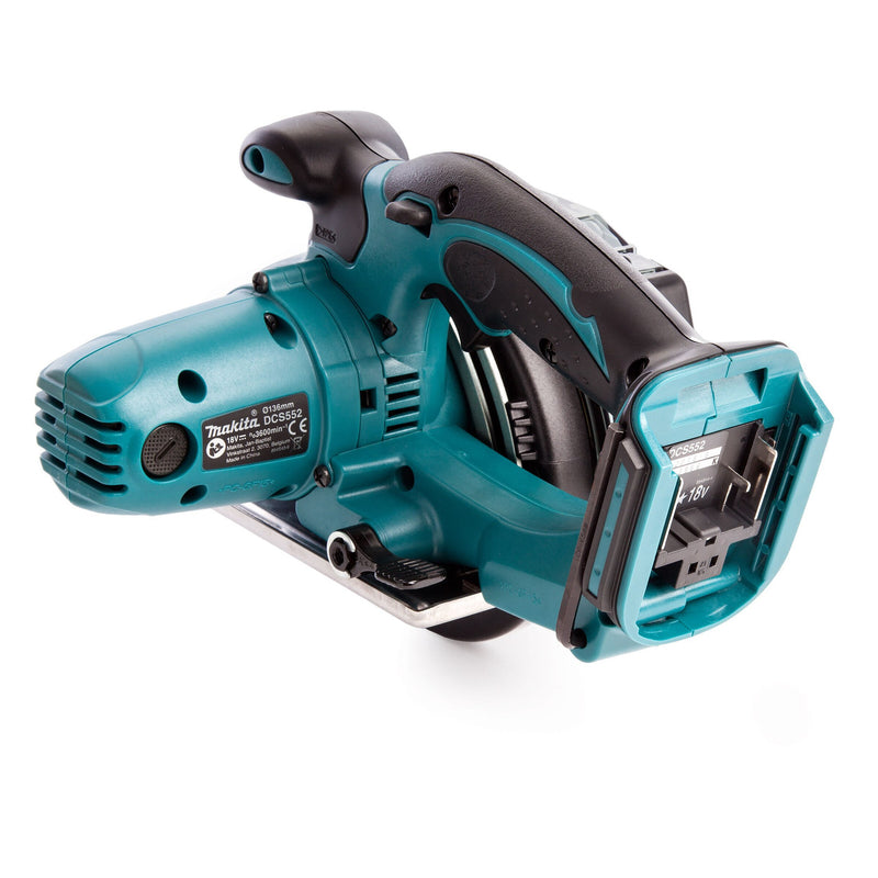 Makita Makita DCS552Z 18V Cordless Metal Cutting Circular Saw 136mm (Body Only) DCS552Z