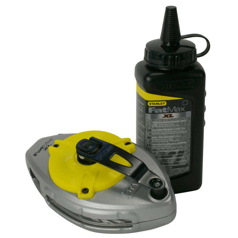 Stanley Stanley 0-47-488 FatMax Extreme Chalk Line & Black Builders Chalk 0-47-488