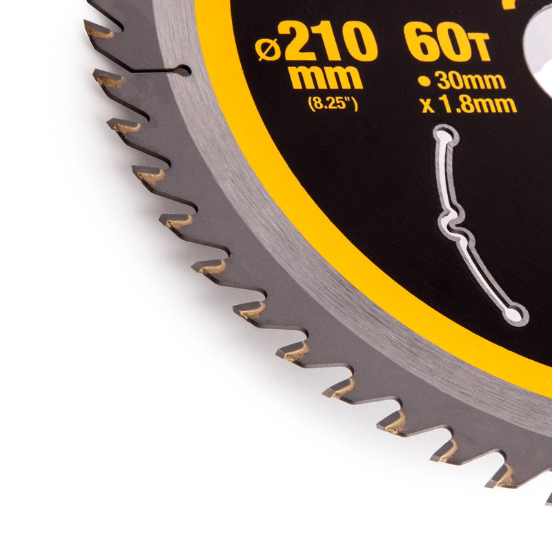 Dewalt Dewalt DT99567 Extreme Runtime Multi Purpose Circular Saw Blade 210 x 30mm x 60T DT99567