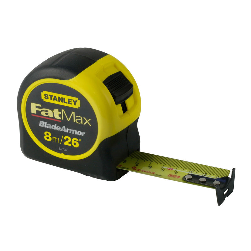 Stanley Stanley 0-33-726 FatMax Metric/Imperial Tape Measure with Blade Armor 8m 0-33-726