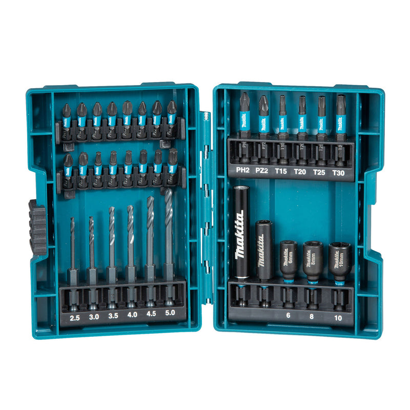 Makita Makita B-66896 Impact Black Screwdriver Bit Set (33 Piece) B-66896