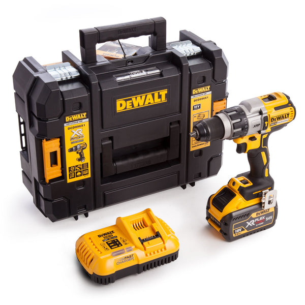 Dewalt Dewalt DCD996X1 18V XR Brushless Combi Drill (1 x 9.0Ah FlexVolt Battery) in TStak Case DCD996X1