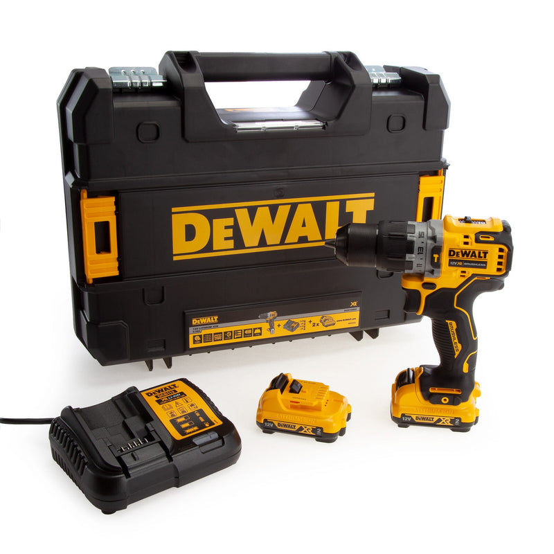 Dewalt Dewalt DCD706D2 12V XR Brushless Sub-Compact Hammer Drill Driver (2 x 2.0Ah Batteries) DCD706D2-GB