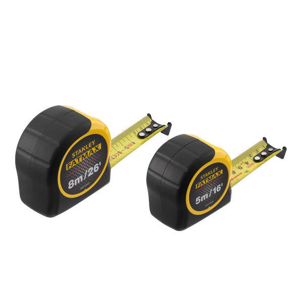 Stanley Stanley FMHT81745-0 FatMax Metric/Imperial Classic Tape Measure Twin Pack (5m & 8m) FMHT81745-0