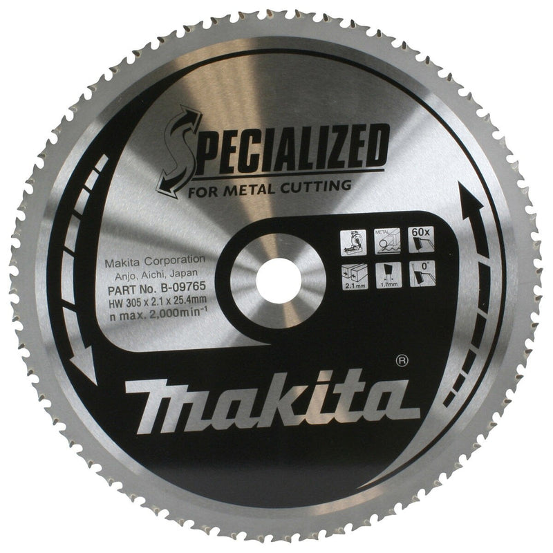 Makita Makita B-09765 Specialized Circular Saw Blade for Metal 305 x 25.4mm x 60T B-09765