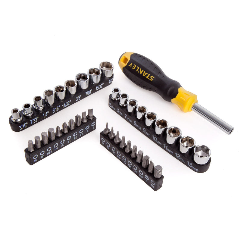 Stanley Stanley STHT0-70887 Screwdriver, Socket & Bit Set (48 Piece) with Bag STHT0-70887