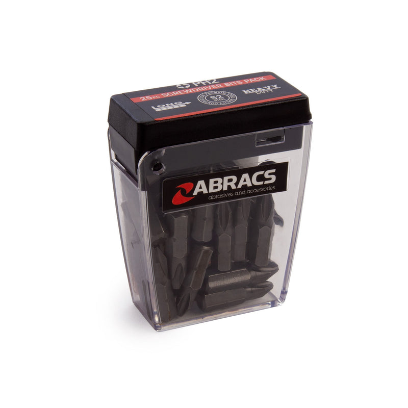 Abracs Abracs PH225 PH2 Screwdriver Bit Set 25mm (25 Piece) PH225