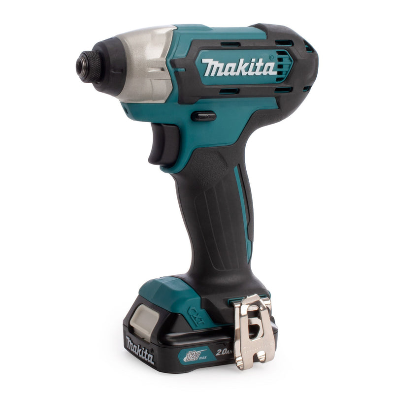 Makita Makita CLX228AJ 12Vmax CXT Combi Drill & Impact Driver Twin Pack (2 x 2.0Ah Batteries) CLX228AJ