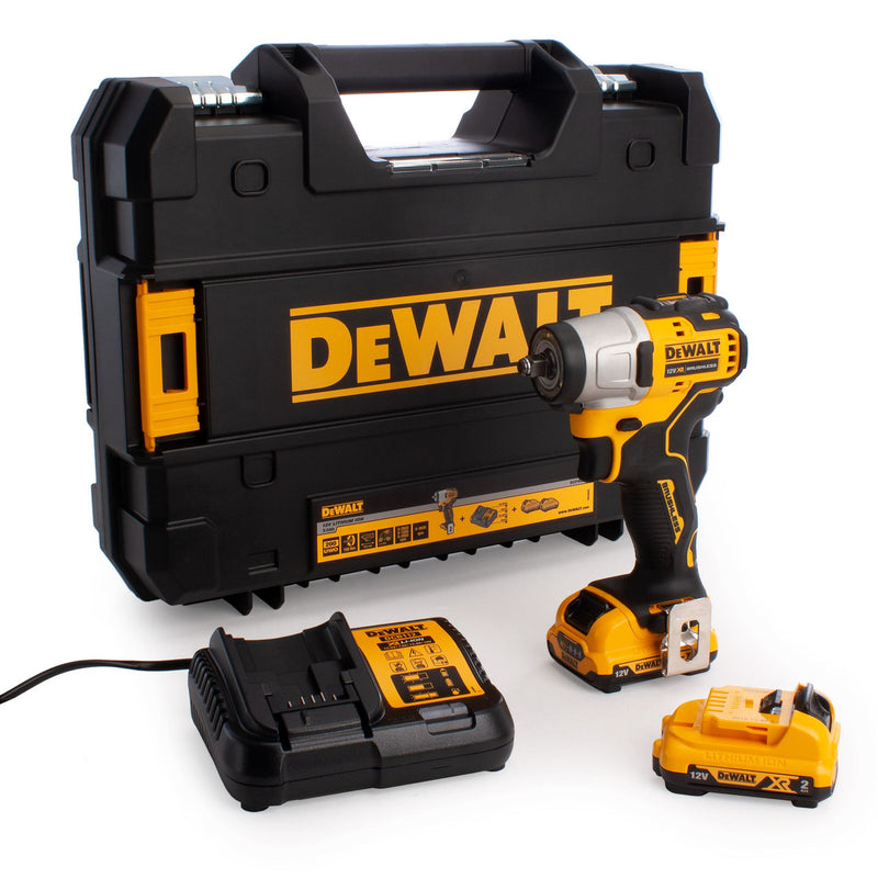 Dewalt Dewalt DCF902D2 12V XR Brushless Sub-Compact Impact Wrench 3/8in (2 x 2.0Ah Batteries) DCF902D2-GB