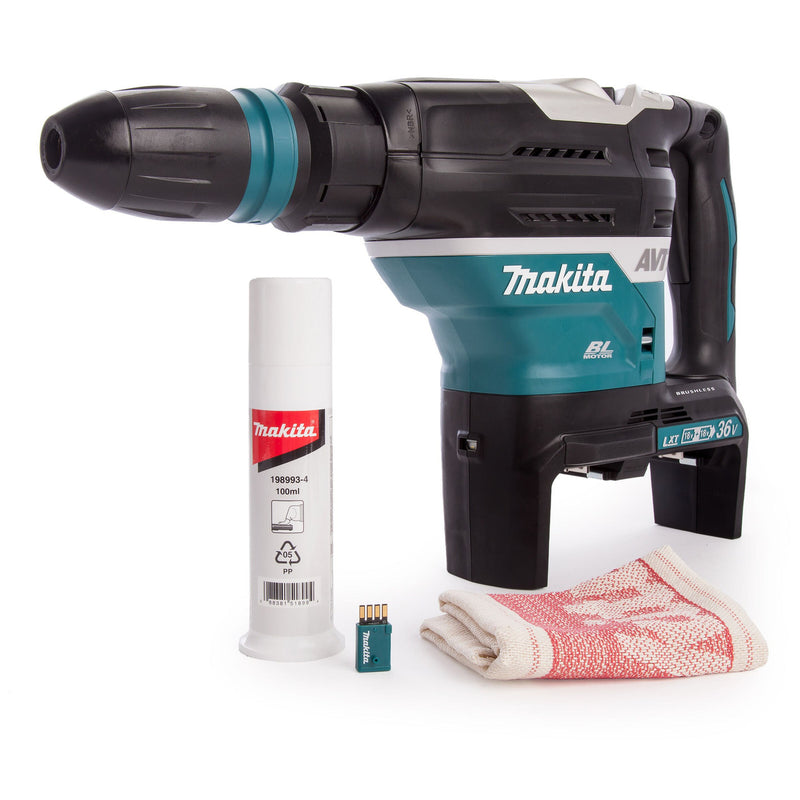 Makita Makita DHR400ZKU 36V Brushless SDS Max Rotary Hammer 40mm (Body Only) - Accepts 2 x 18V Batteries DHR400ZKU