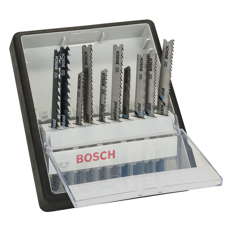 Bosch Bosch 2607010542 Robust Line Jigsaw Blade Set for Wood & Metal (10 Piece) 2607010542