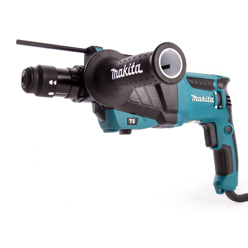 Makita Makita HR2630T SDS Plus Rotary Hammer Drill with Keyless Quick Chuck (240V) HR2630T-240V