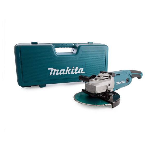 Makita Makita GA9020KD 9 inch/230mm Angle Grinder with Kit Box & Diamond Blade (240V) GA9020KD/2