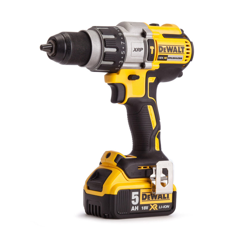 Dewalt Dewalt DCK278P2 18V Combi Drill & Angle Grinder Twin Pack (2 x 5.0Ah Batteries) in Toughsystem DCK278P2-GB