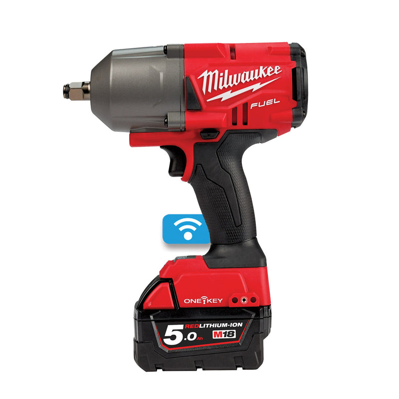 Milwaukee Milwaukee M18 ONEFHIWF12 FUEL One-Key 1/2" Impact Wrench (2 x 5.0Ah Batteries) 4933 4597 28