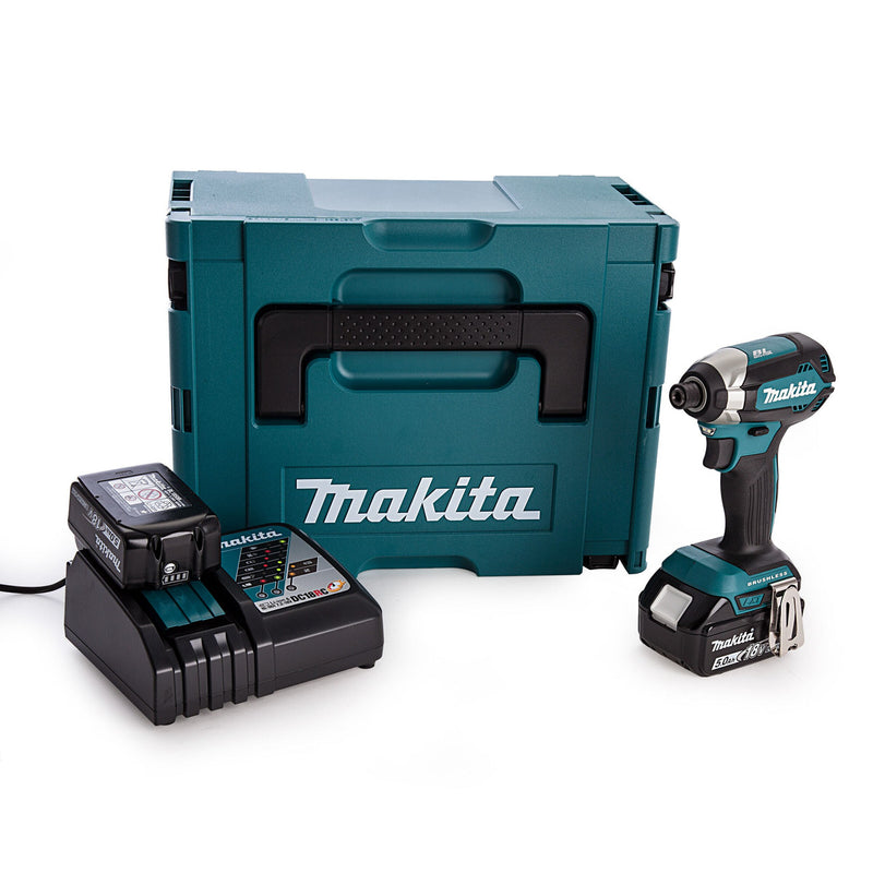 Makita Makita DTD153RTJ 18V LXT Brushless Impact Driver (2 x 5.0Ah Batteries) DTD153RTJ